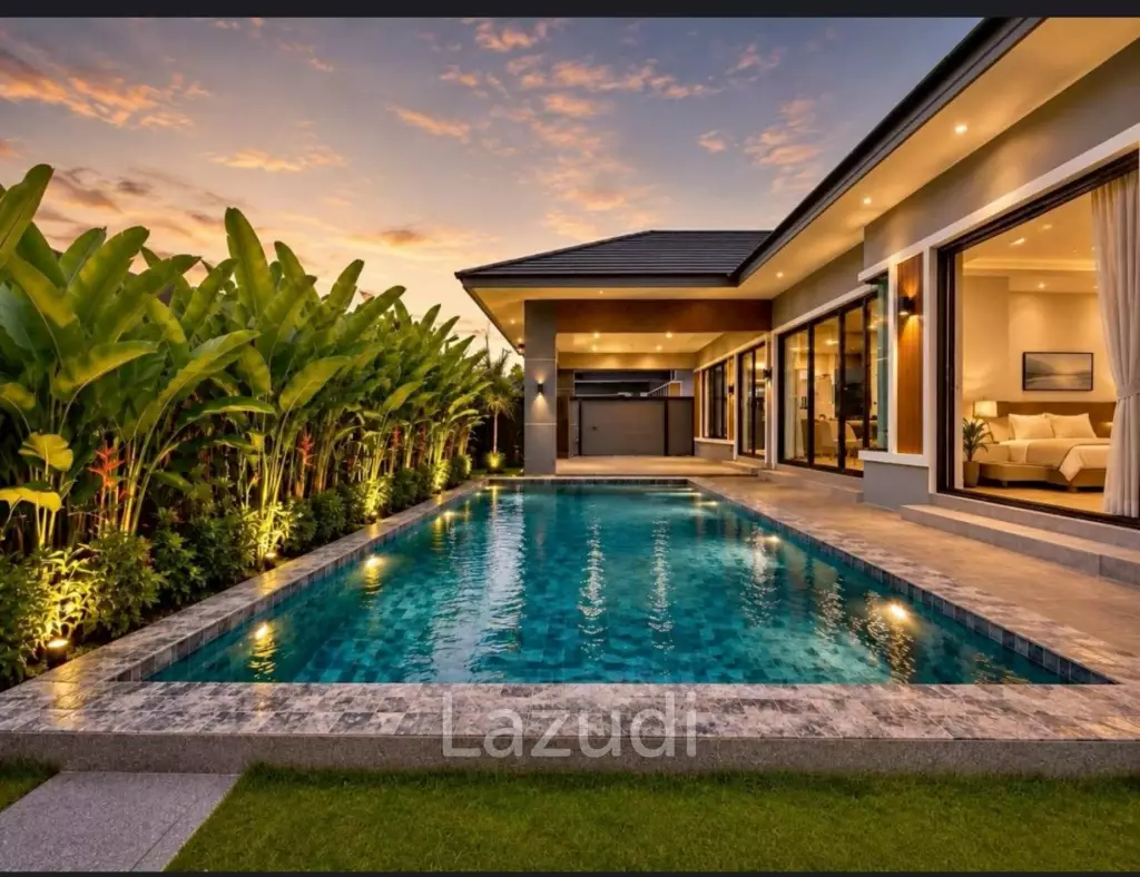 Luxury 3-Bedroom Private Pool Villa for Sale in East Pattaya