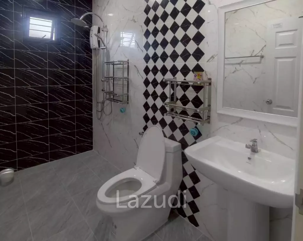 บ้านเดี่ยว 3 ห้องนอนสุดน่ารักให้เช่าในหนองปลาไหล