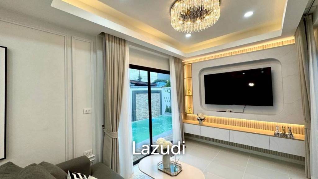 Exquisite Modern Pool Villa at Pattaya Rungrueng Village