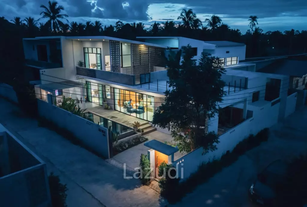 Stylish 2-Bedroom Villa with Private Pool & Roof Terrace – Mae Nam