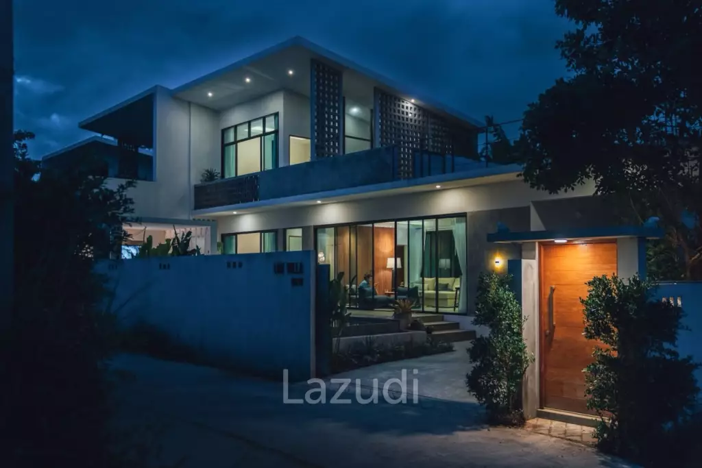Stylish 2-Bedroom Villa with Private Pool & Roof Terrace – Mae Nam