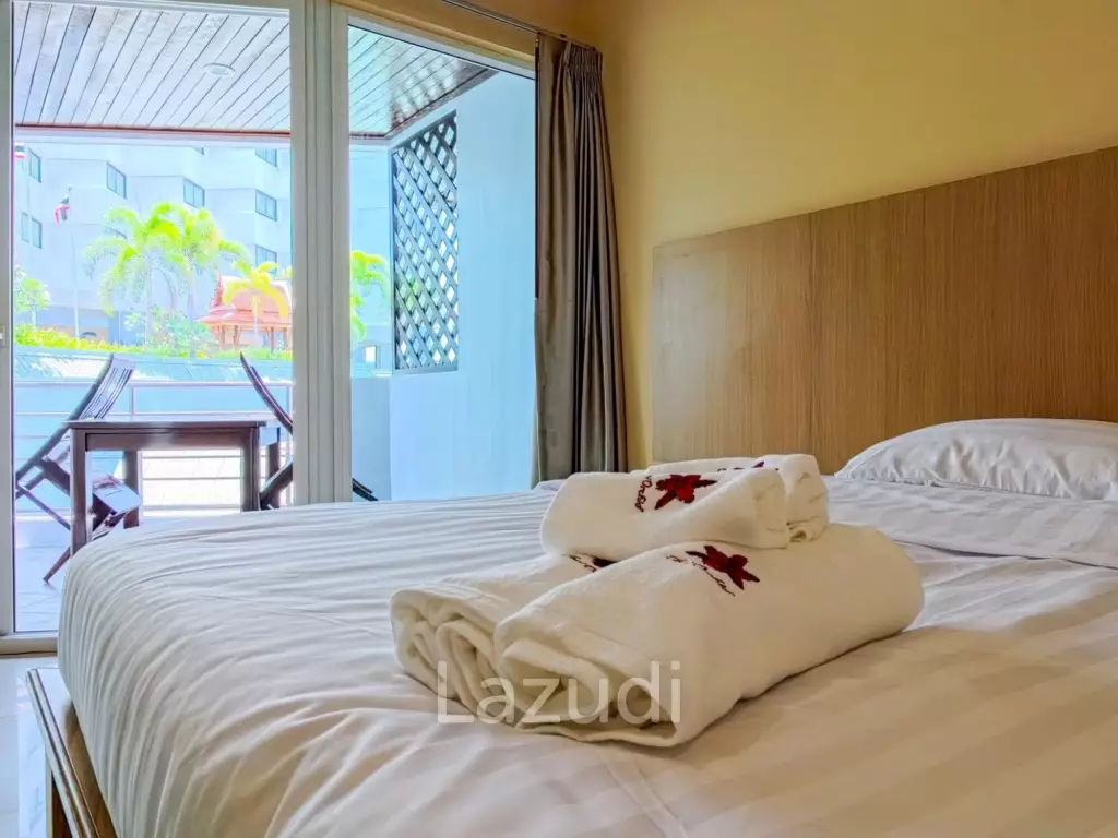 Jomtien Plaza Residence for Rent Spacious Studio Apartment