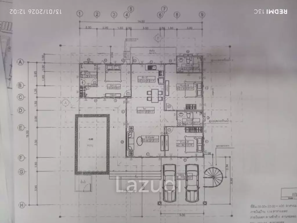 Modern 227 sqm Pool Villa in Villa Vista Thap Tai Hua Hin