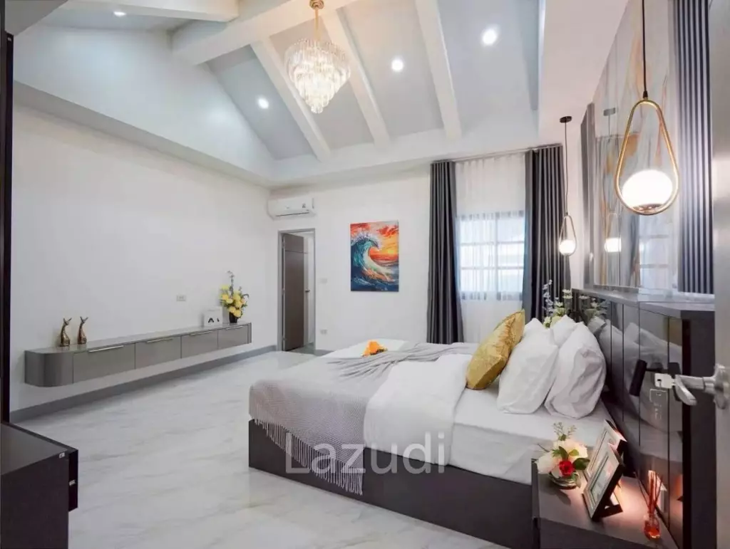 Modern Renovated Pool Villa for Sale Near Mabprachan Lake