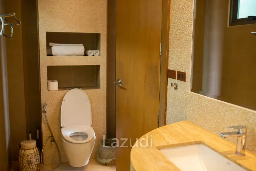 3 bedrooms pool villa in Soi Khaopra Bophut with panoramic mountains view and partial sea view