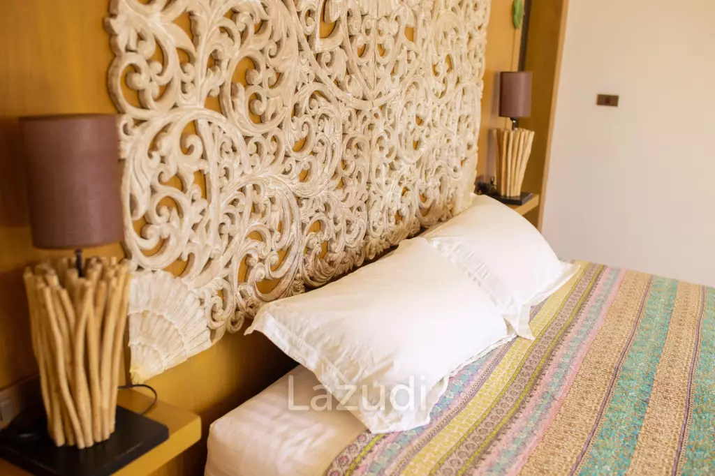 3 bedrooms pool villa in Soi Khaopra Bophut with panoramic mountains view and partial sea view