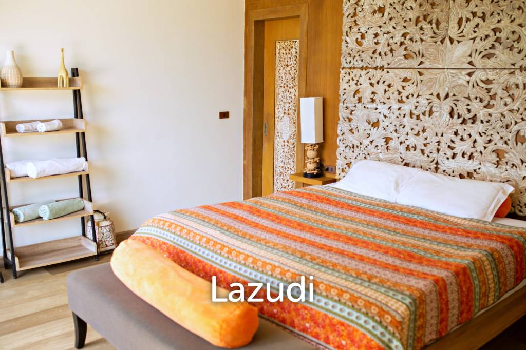 3 bedrooms pool villa in Soi Khaopra Bophut with panoramic mountains view and partial sea view