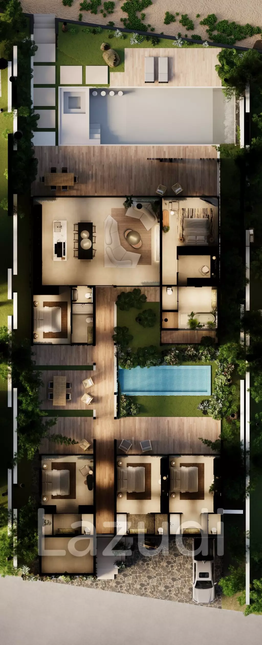 Luxury 5-Bed Beachfront Villa on Haad Yao Beach, Koh Phangan