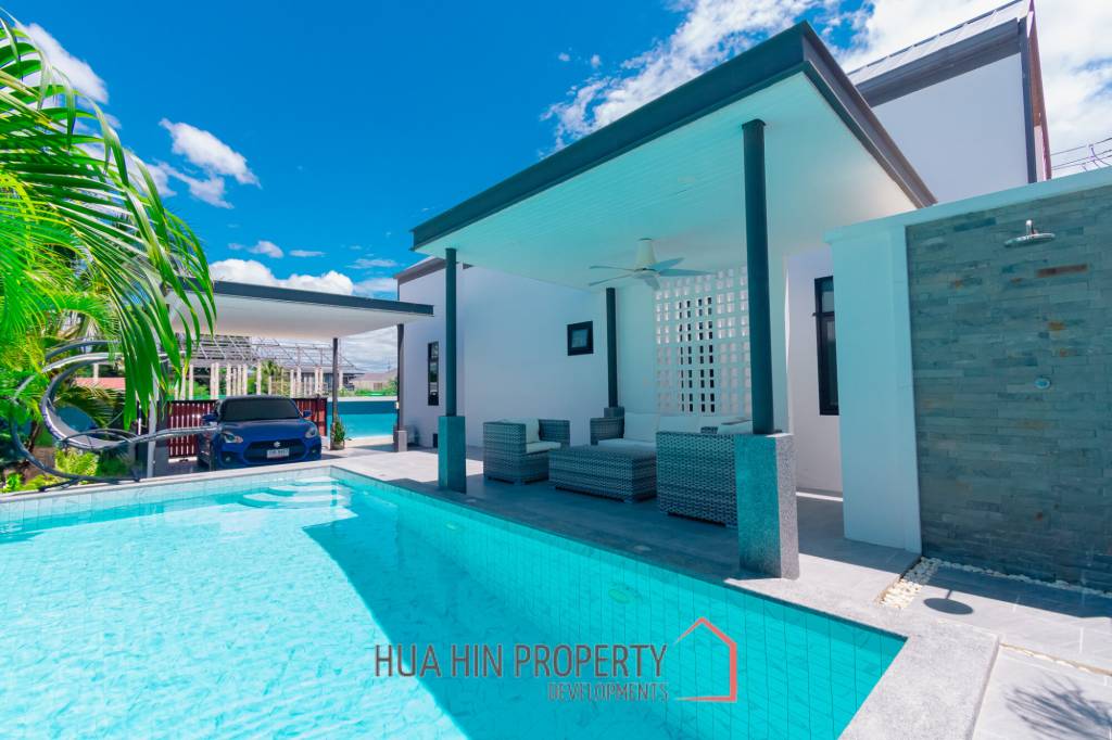 120 sqm modern pool villa in Thap Tai Hua Hin