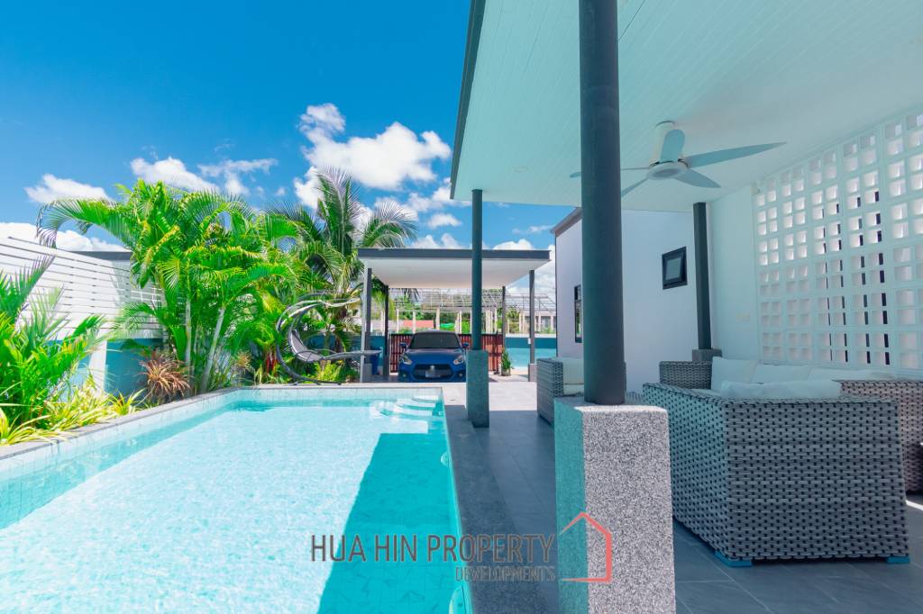 120 sqm modern pool villa in Thap Tai Hua Hin
