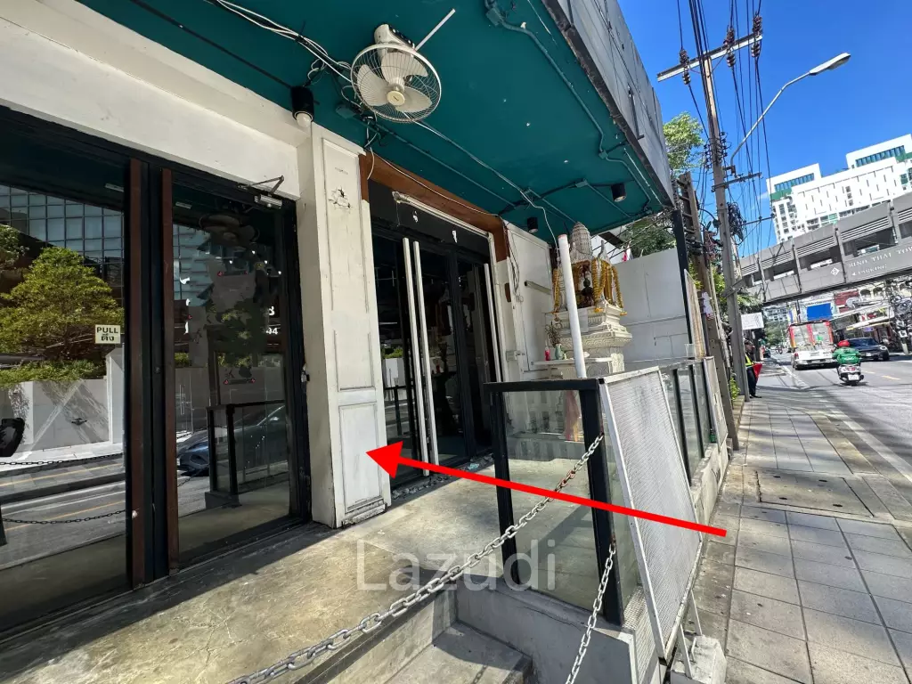 60 sqm street-front retail space in Khlong Toei Nuea Wattana Bangkok