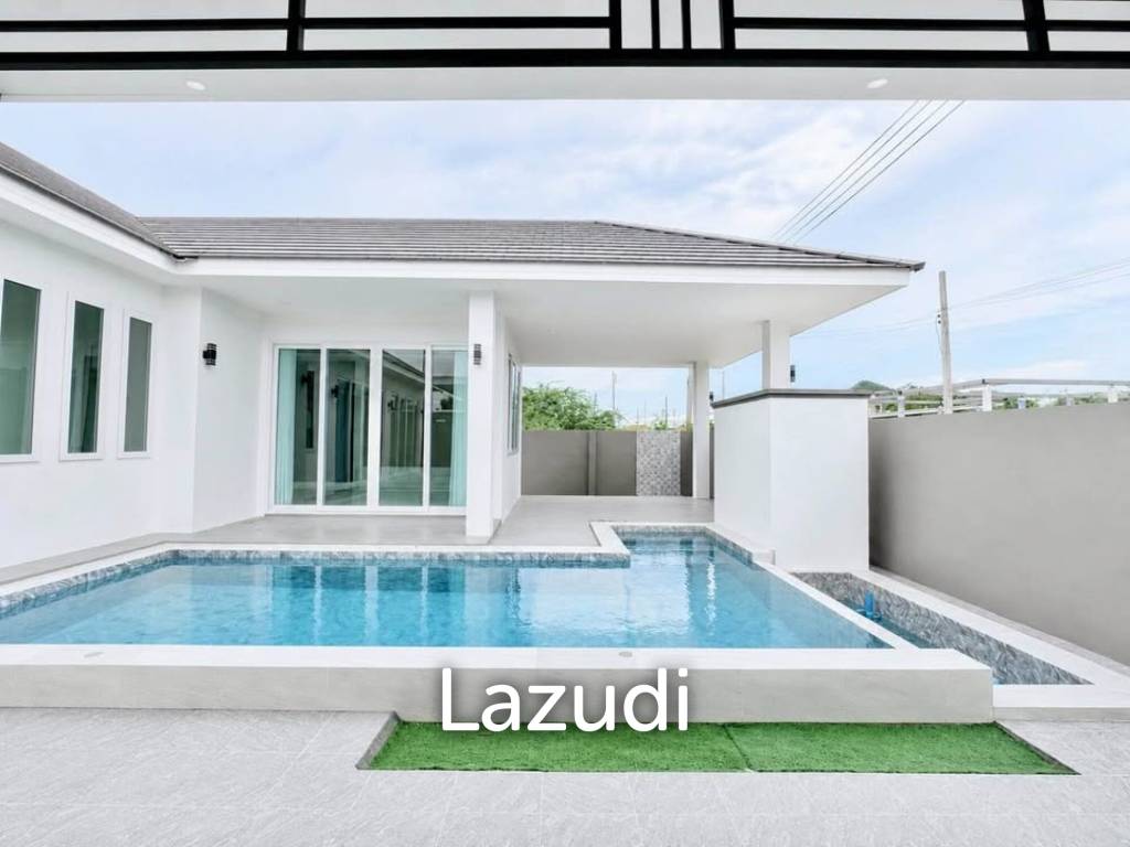 MODERN POOL VILLA  ON SOI 102 : 3 bed prime city location