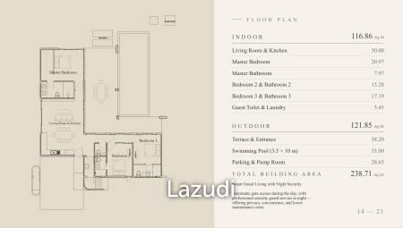 238 sqm modern pool villa in Hin Lek Fai Hua Hin