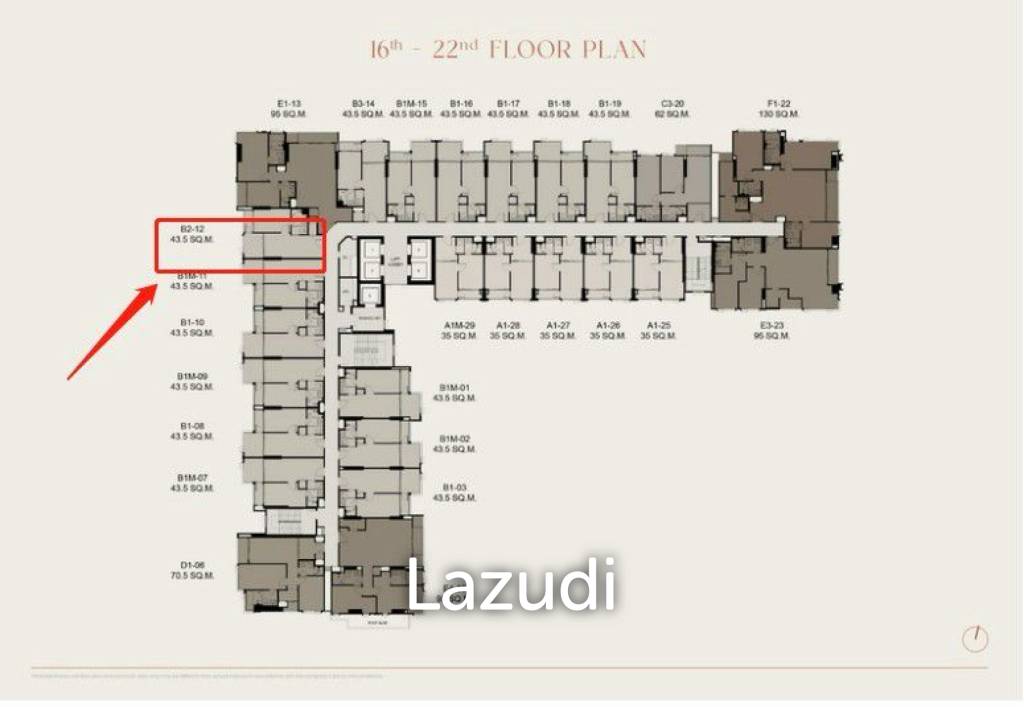43.5 sqm high floor condo at Rhythm Charoennakhon Iconic Khlong San Bangkok