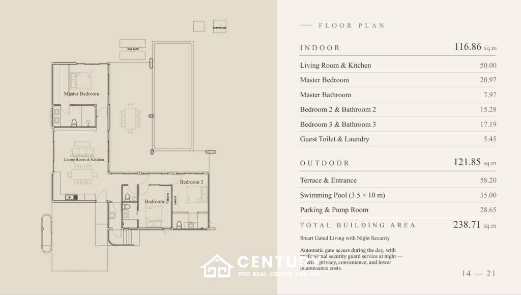 238 sqm modern pool villa in Hin Lek Fai Hua Hin