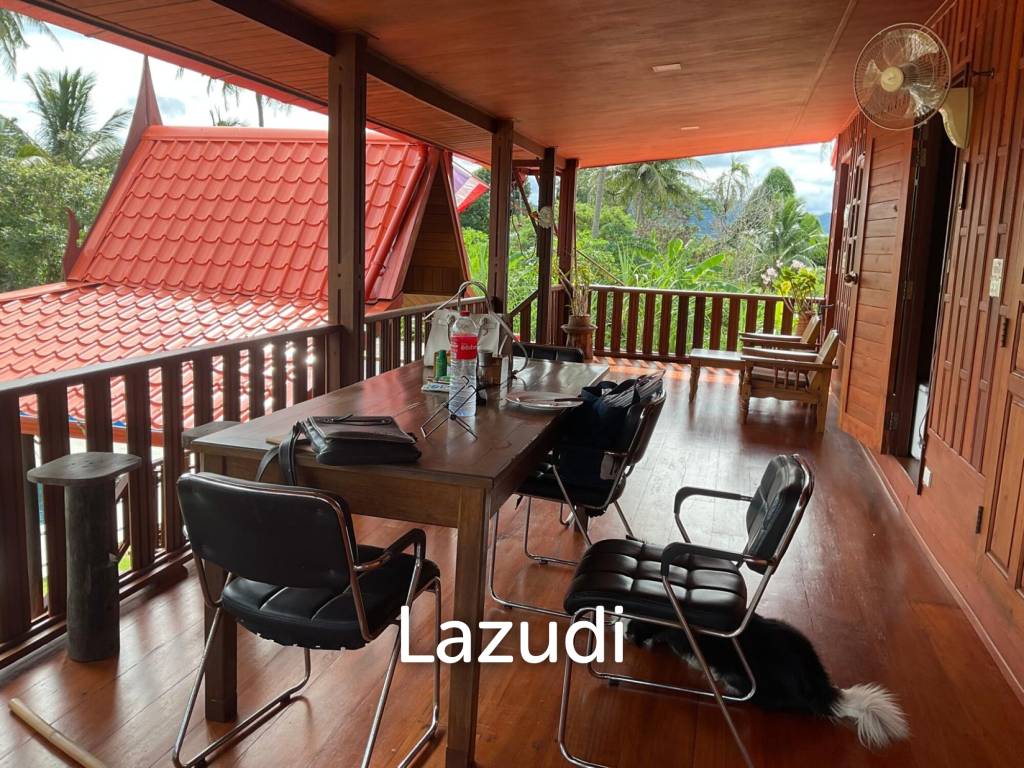 2 Storey Thai Style house with big land plot at Kuiburi