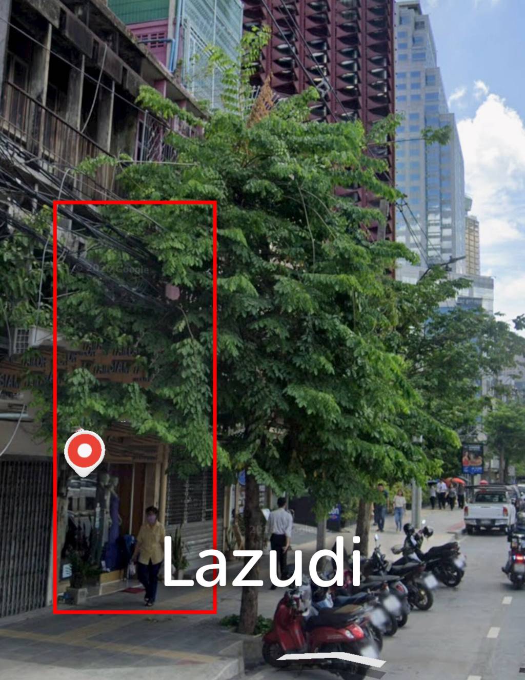 พื้นที่ค้าปลีก 180 ตร.ม. ทำเลทองคลองเตย ชั้นล่างอาคารติดถนน