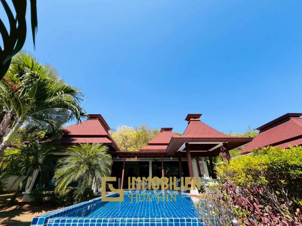 2 chambres + 2 salles de bain / Style thaï/balinais / Terrain de 600 m²