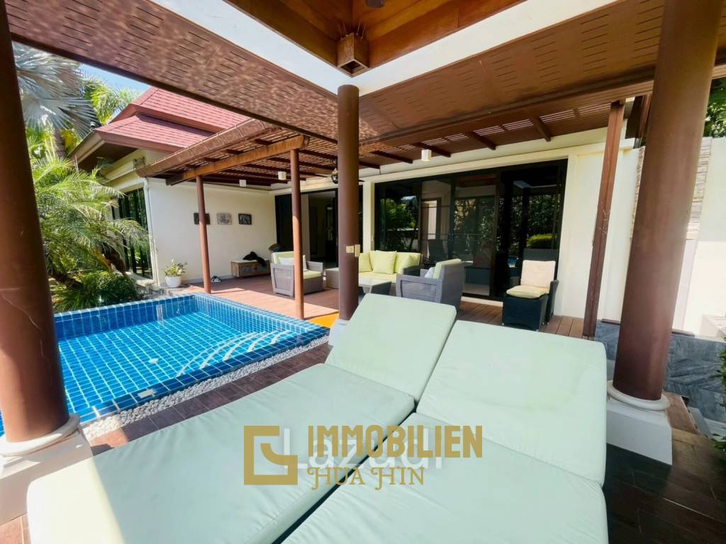 2 chambres + 2 salles de bain / Style thaï/balinais / Terrain de 600 m²