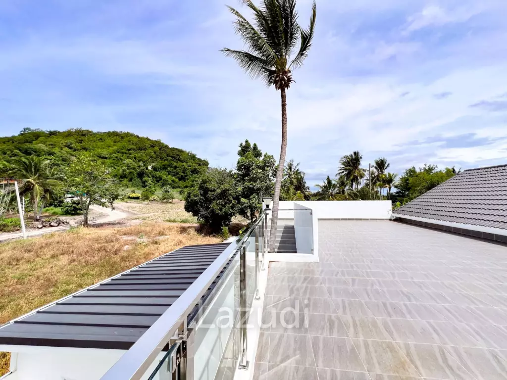 Modern Pool Villa with Panoramic Mountain Views