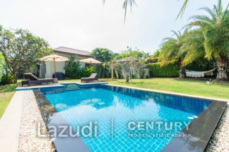 THE SPIRIT : Beautiful 3 Bed pool Villa with Sea Views on private corner double plot next to Mountain