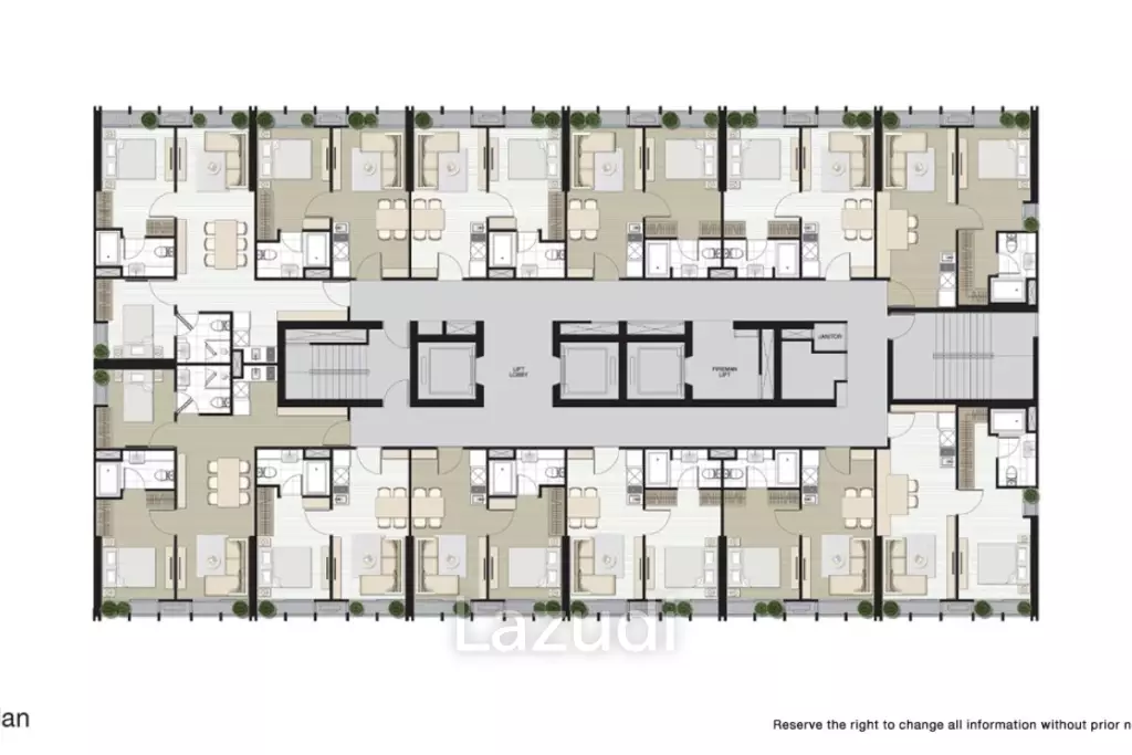 1 Bedroom 1 Bathroom 34 SQ.M Noble BE33