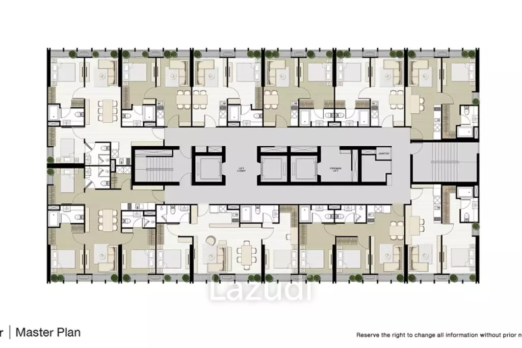 1 Bedroom 1 Bathroom 34 SQ.M Noble BE33