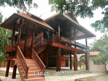 Beautiful Teak Villa next beautiful Serene Pranburi River