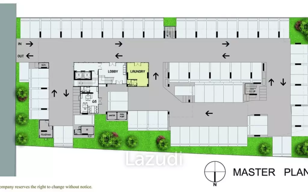 1 Bed 36.75 SQ.M. Green Ville II Condominium