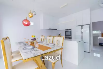 Well Designed Modern 4 Bed pool Villa on large land plot and near the beach.