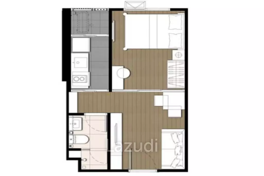 1 Bed 26.50 SQM, The Privacy Taopoon Interchange