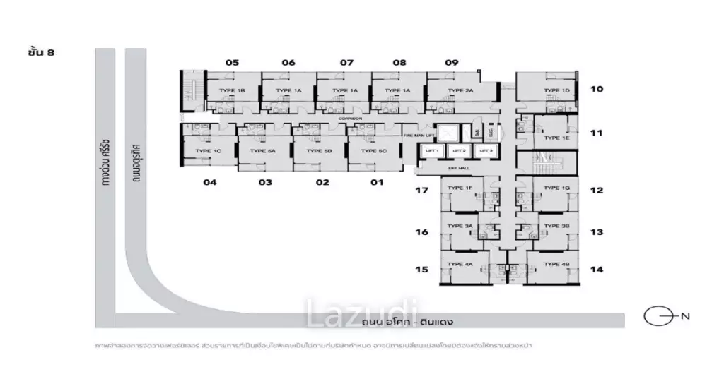 1 Bed 1 Bath 35 SQ.M Chewathai Residence Asoke