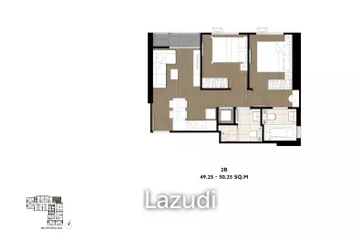 2 ห้องนอน 50.25ตร.ม. เดอะ ไพรเวซี่ เตาปูน อินเตอร์เชนจ์