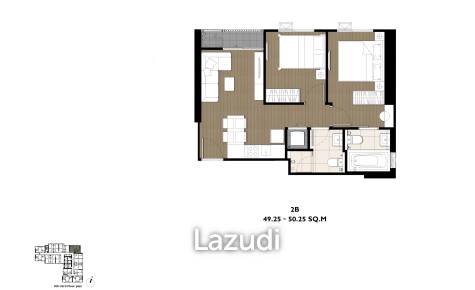 2 bed 50.25 SQM, The Privacy Taopoon Interchange