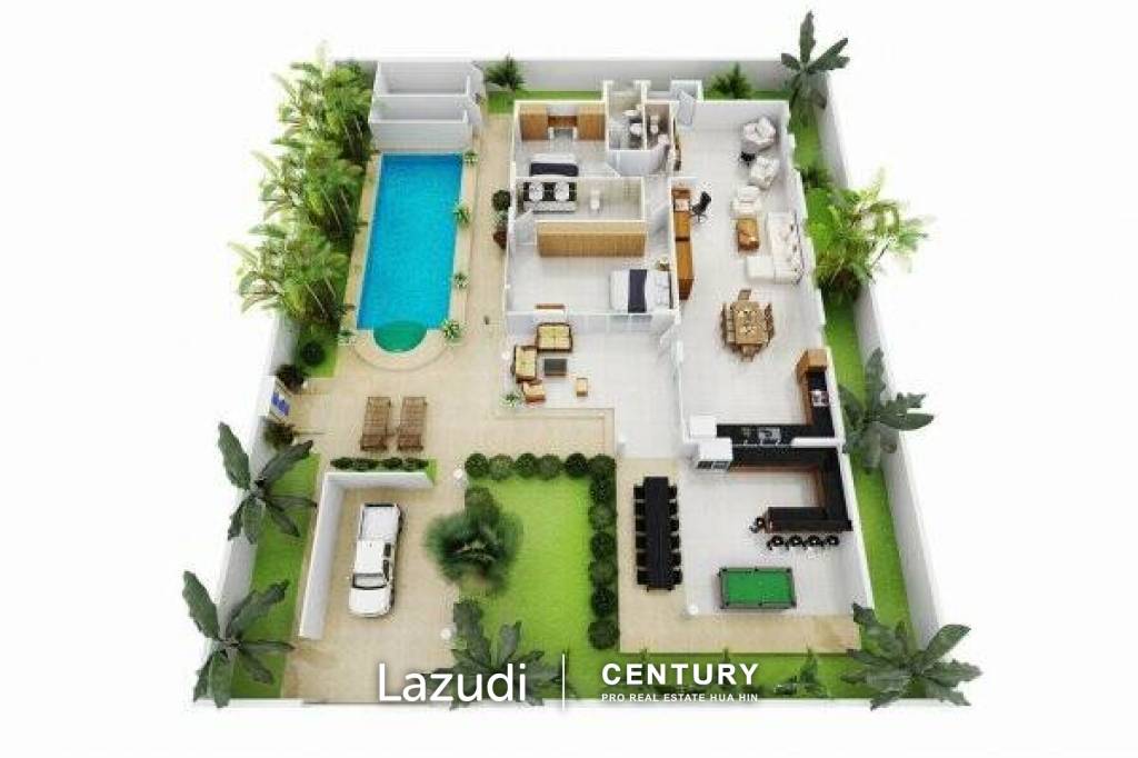 ORCHID PALM HOMES 5 : Great Design 3 Bed Pool Villa