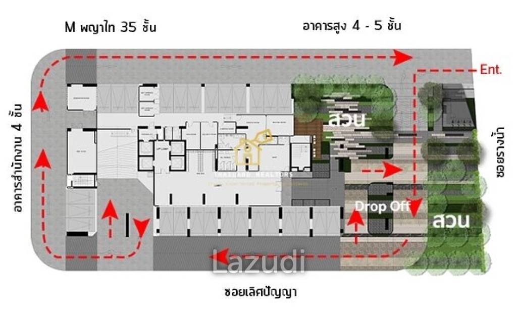 2 Bed 2 Bath 56 SQ.M. Rhythm Rangnam