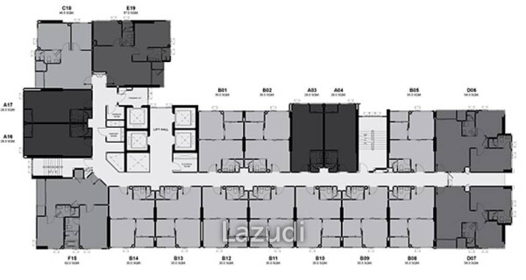 2 Bed 2 Bath 56 SQ.M. Rhythm Rangnam