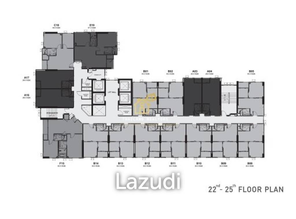 2 Bed 2 Bath 56 SQ.M. Rhythm Rangnam
