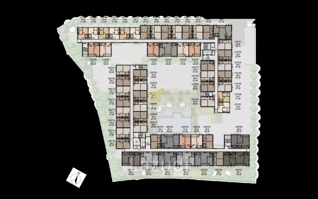 1 Bed 37 SQ.M. Hasu Haus