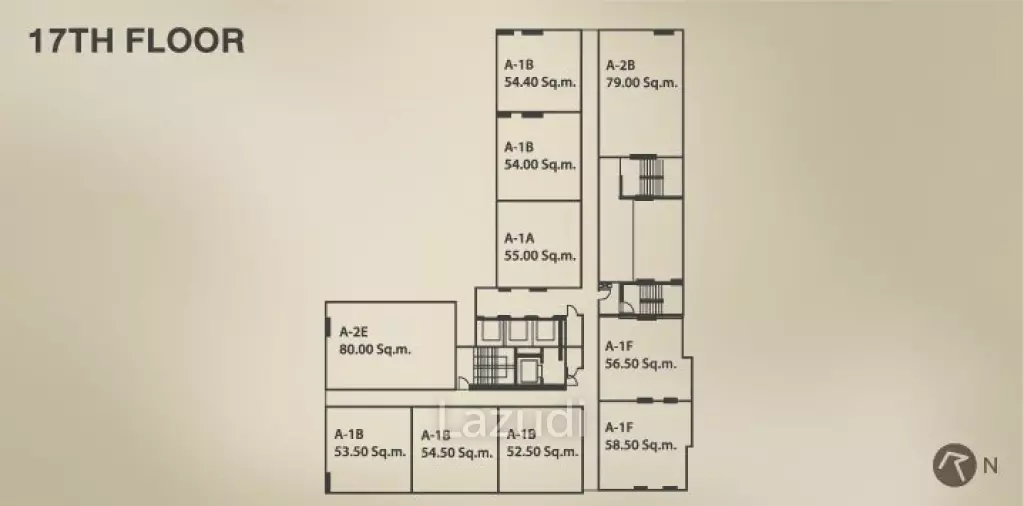 2 Bed 2 Bath 82.50 SQ.M. Quattro by Sansiri