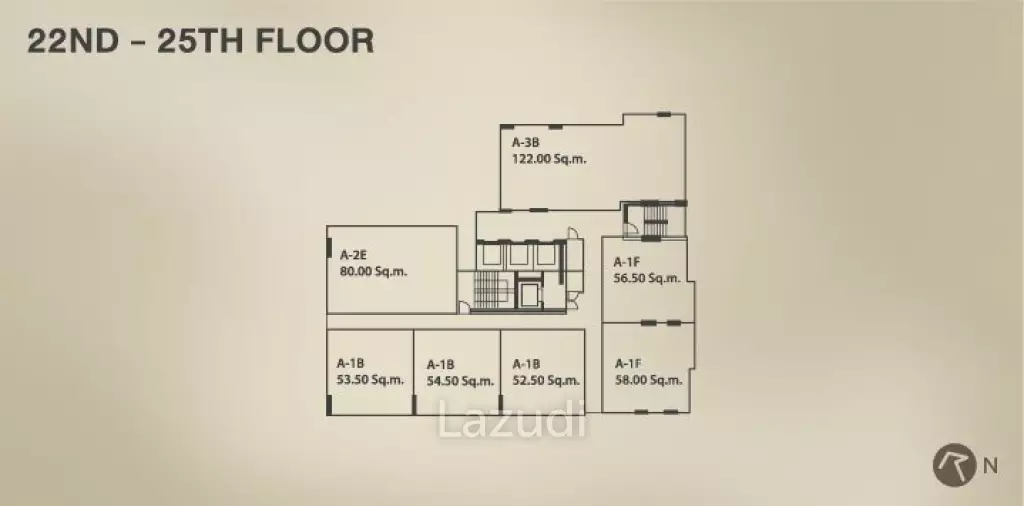 2 Bed 2 Bath 82.50 SQ.M. Quattro by Sansiri