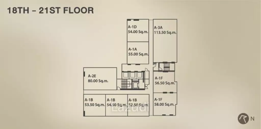 2 Bed 2 Bath 82.50 SQ.M. Quattro by Sansiri