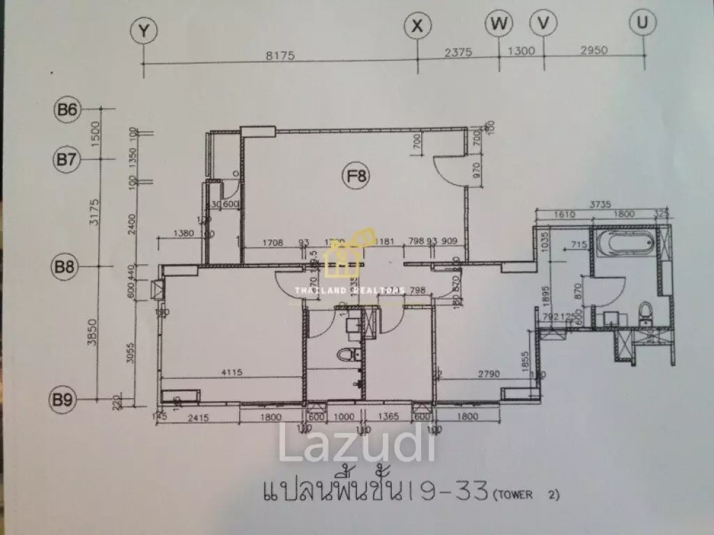 2 Bed 2 Bath 80 SQ.M. My Resort Bangkok