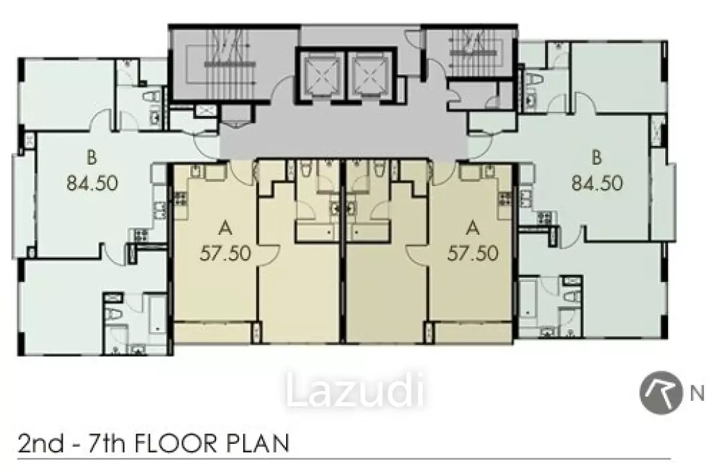 1 Bed 1 Bath 58 SQ.M. Preen by Sansiri
