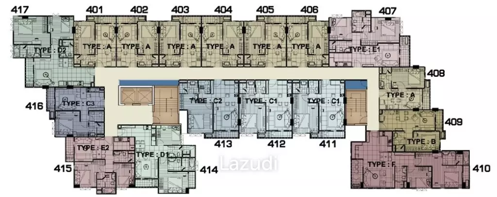 2 Bed 2 Bath 65 SQ.M Mirage Sukhumvit 27