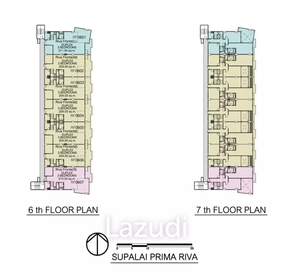 2 Bed 2 Bath 90 SQ.M. Supalai Prima Riva