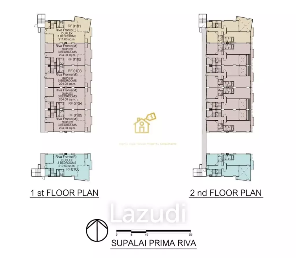 2 Bed 2 Bath 90 SQ.M. Supalai Prima Riva