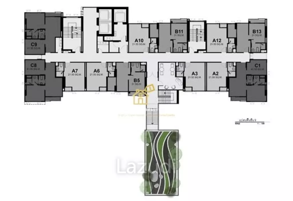 2 Bed 1 Bath 50 SQ.M Rhythm Asoke Condo