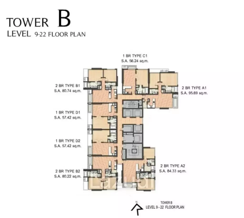 3 Bed 3 Bath 137 SQ.M. Aguston Sukhumvit 22