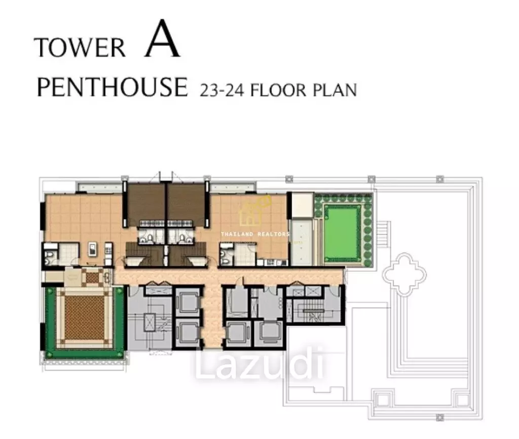 3 Bed 3 Bath 137 SQ.M. Aguston Sukhumvit 22